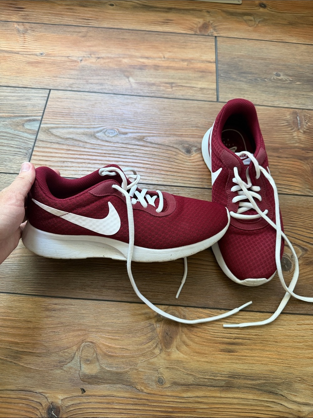 Nike Dark Red Tennis Shoes